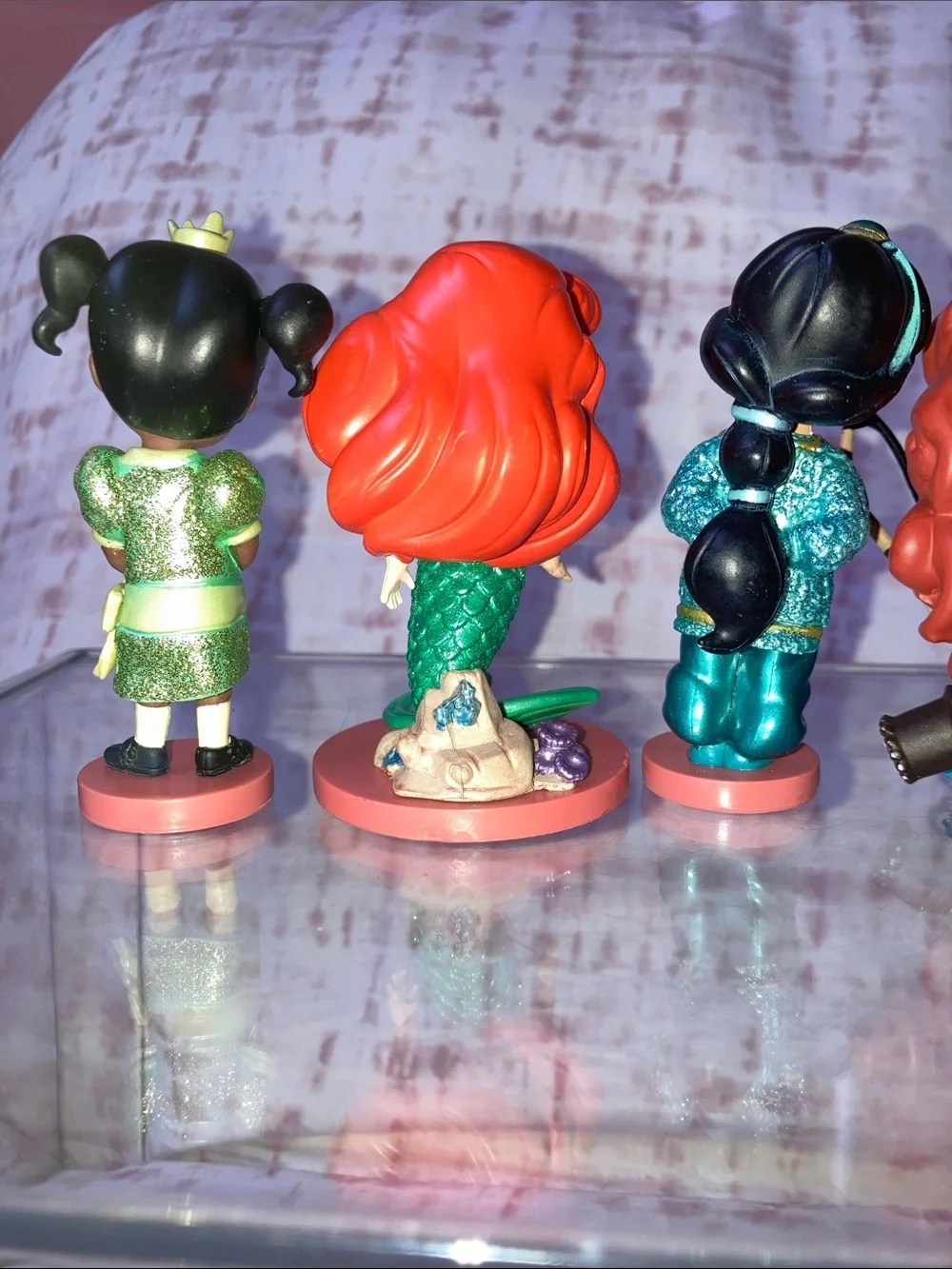 Disney Animators’ Collection Deluxe Figure Set 6 Princess Figures Glitter Dress